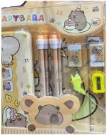 6 Set de Estuches Escolar Capibara  (1 Set Tare: 8 PCS)