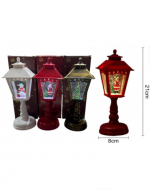 Farol Navideño Led Colores Surtidos x 4 Unds.Medida: 21 x 8 cm aprox.