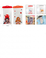 Funda Protector de Celular Contra Agua con Diseño x 10 Unds. Medida: 22 x 12 cm aprox.