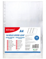 6 Set de Funda Transparentes A4 (1 Set Trae: 50 PCS)