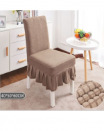 Funda de Silla con Faldón x 6 Unds. Medida: 60 x 40 x 50 cm aprox.