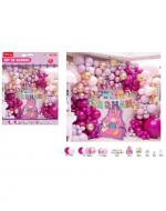 4 Set  Globos Feliz Dia Madres (1 Set Trae 93 PCS)