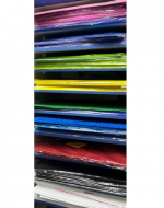 Pliego de Goma Eva con Glitter (Elegir Color) x 12 Unds. Medida: 40 x 60 cm aprox.