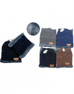 Gorro con Cuello Colores Surtidos x 12 Unds.