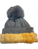 Gorro de Mujer con Chiporro Colores Surtidos x 12 Unds.