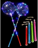 Globo Burbuja Luminoso (Elegir Color de Varita ) x 50 Unds