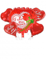 6 Set Globos Metálico Día de la Madre ( 1 Set Trae 5 PCS )