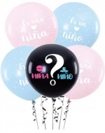 12 Set de Globos Látex Baby Shower (1 Set Trae: 5 PCS) Medida: 30 cm aprox.