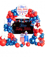 4 Set de Globos de Látex Fiestas Patrias (1 Set Trae: 86 PCS)