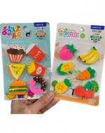 12 Set Mini Goma de Borrar Modelos Surtidos (1 Set Trae : 6 PCS)