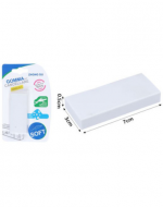 Goma de Borrar Blanco x 12 Unds. Medida : 7 x 3 x 0.5 cm aprox.
