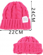 Gorro de Lana para Mujer Color Único x 12 Unds.