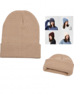 Gorro de Lana con Doblez Color Único x 12 Unds. Talla: Estándar