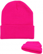 Gorro de Lana con Doblez Color Único x 12 Unds. Talla: Estándar