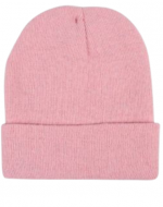 Gorro de Lana con Doblez Color Único x 12 Unds. Talla: Estándar
