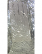 Guantes Corto Negro y Blanco x 12 Pares.