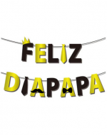 Guirnalda Feliz día Papá x 10 Unds. Medida : 3 Metros aprox.