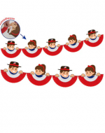 Guirnalda de Papel Fiestas Patrias x 6 Unds. Medidas: 2 Metros aprox.
