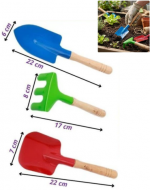 6 Set de Herramientas para Jardinería (1 Set Trae 3 PCS)