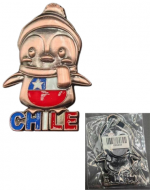 Imán Metal de Chile x 12 Unds.