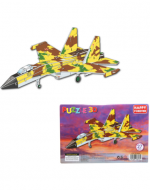 6 Set Puzzle 3D Avión (1 Set trae 27 Piezas) Medida: 21 x 20 cm aprox.