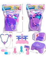 6 Set de Juguete Didáctico Doctora (1 Set Trae 8 PCS) Medida: 34 x 23 cm aprox.