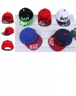Jockey Visera Plana Colores Surtidos x 12 Unds.Talla : 8 a 14 años.