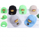 Jockey Visera Plana Colores Surtidos x 12 Unds.Talla : 8 a 14 años.