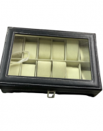 Joyero para 12 Reloj Eco Cuero x 3 Unds.Medida: 25 x 20 x 30 cm aprox.