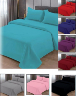 3 Juego de Sabanas Polar de 1 Plaza 1/2 + 1 Funda .Colores Surtidos