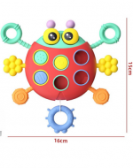 Juguete Chinita para Bebe Tortuga x 3 Unds. Medida: 15 x 16 cm aprox.