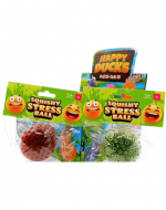 Juguete Squishy Pelota de Gato Colores Surtidos x 12 Unds.