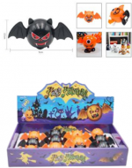 Juguetes con Cuerda Halloween Murciélago  x 12 Unds. Medida: 3.5 x 9 cm aprox.