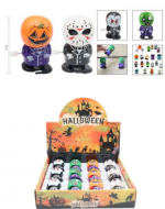 Juguetes con Cuerda Halloween Modelos Surtidos x 12 Unds. Medida: 6 cm aprox.