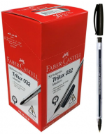 3 Cajas de Lápiz Pasta Faber Trilux Color Negro (1 Caja Trae 50 PCS)