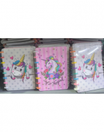 Libreta Unicornio Modelos Surtidos x 4 Unds.