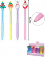 Lápices Diseño Navideños Colores Surtidos x 48 Unds.Medida: 17.3 cm aprox.