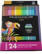 6 Cajas Lápices Prisma Color Pastel.(1 Estuche Trae:24 PCS)