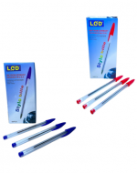 4 Set Lápiz Pasta Color Azul - Rojo (1 Set Trae: 50 PCS)