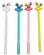 Lápiz con Diseño Unicornio Modelos Surtidos x 48  Unds.