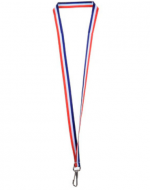 Lanyard Bandera de Chile x 12 Unds. Medida: 49.5 cm aprox.