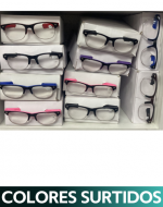 Lentes Ópticos Medio Marcos con Medida  x 24  Unds .Mediadas:0.25 al 4.00