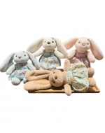 Llavero Peluche Conejo Colores Surtidos  x 12 Unds. Medida: 11 cm aprox.