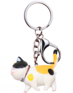 Llavero Figura de Gato Calicó x 12 Unds. Medida: 4 x 4.6 cm aprox.