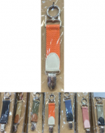 Llaveros con Clip Colores Surtidos x 12 Unds.Medida: 10 cm aprox.
