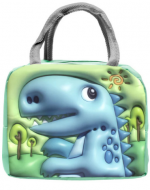 Lonchera Térmica Infantil 3D Dino x 6 Unds.Medida: 22 x 18.5 x 12 cm aprox.