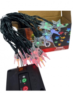 Luces Solares Estella 30 Led Multicolor x 4  Unds.Medida : 5 MT aprox.