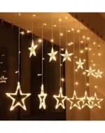 Luz Led Colgante Estrella 12 PCS x 4 Unds. Medida : 2 M aprox
