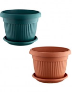Macetero Botánico Colores Surtidos x 6 Unds. Medida: 3.75 Lt aprox