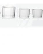 4 Set de Macetero de Cerámica.(1 Set trae :3 PCS)
